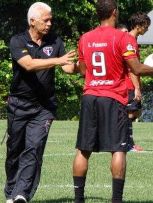 Luis Fabiano treino São Paulo (Foto: Divulgação / Site oficial do São Paulo)