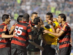 Kleber e Jogadores do Flamengo