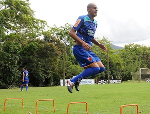 Alex Silva no treino do Flamengo (Foto: Alexandre Vidal / Fla Imagem)