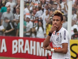 Neymar gol Santos (Foto: Ag. Estado)