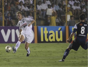 Alemão em atuação pelo Santos, em 2008 (Foto: Divulgação/ Santos FC)