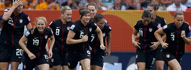 jogadoras Estados Unidos gol brasil copa do Mundo futebol feminino (Foto: Agência Reuters)