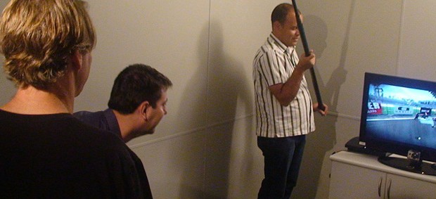 Tony Hawk e Sandro Dias (Foto: Breno Dines / Globoesporte.com)