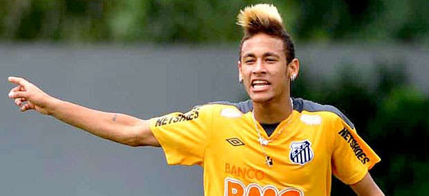 Neymar no treino do Santos (Foto: Ivan Storti / Santos FC)