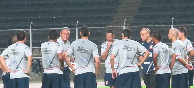 Corinthians treino Libertadores (Foto: Carlos Augusto Ferrari / Globoesporte.com)