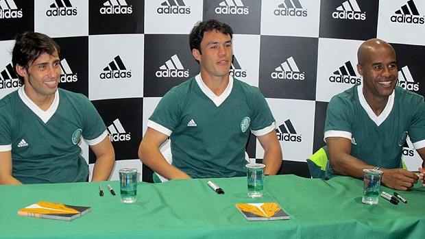Valdivia Kleber Marcos Assunção Palmeiras (Foto: Carlos Augusto Ferrari / Globoesporte)