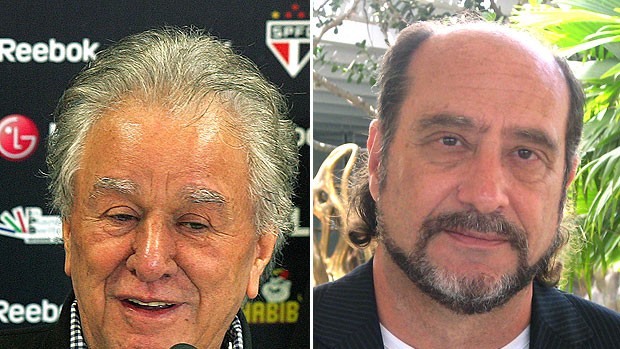 montagem candidatos São Paulo Juvenal Juvêncio e Edson Lapolla (Foto: Marcelo Prado / GLOBOESPORTE.COM)
