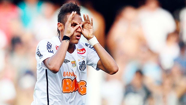Neymar Santos x Ponte Preta (Foto: Marcos Ribolli / Globoesporte.com)