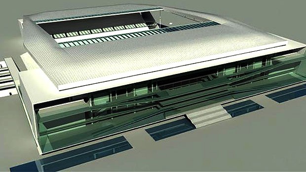 projeto do novo estádio do Corinthians (Foto: CDC Arquitetos / Divulgação)