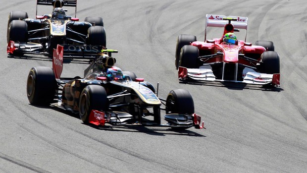 Petrov Heidfeld Massa GP Turquia (Foto: Reuters)