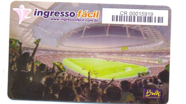 Reprodução do ingresso da final da Libertadores (Foto: Reprodução)