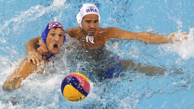 polo aquatico brasil croacia masculino mundial xangai (Foto: Reuters)