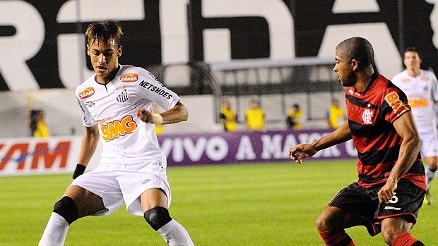 Neymar Santos x Flamengo (Foto: Ag. Estado)