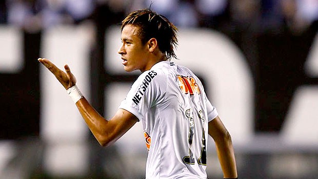 Neymar no jogo do Santos contra o Flamengo (Foto: Ricardo Saubin / Site Oficial do Santos)