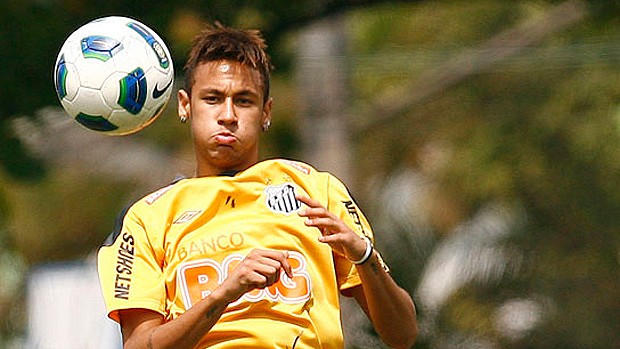 Neymar treino santos (Foto: Flickr do Santos)