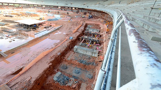 Obras estádio mineirão  (Foto: Sylvio Coutinho / Divulgação)