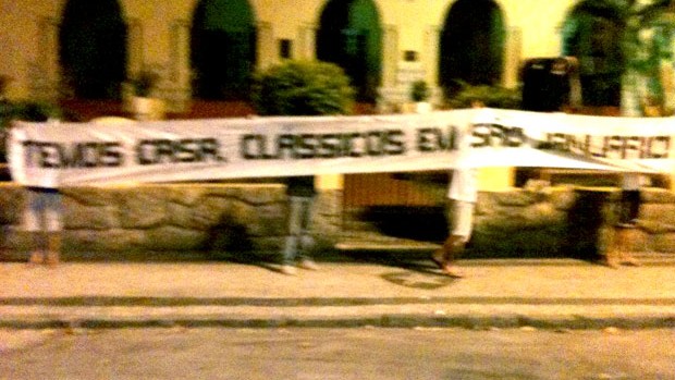 torcida pede clássico em São Januário (Foto: Divulgação)