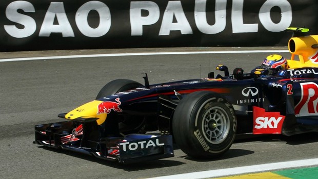 fórmula 1 Mark Webber no treino livre para o GP do Brasil (Foto: Reuters)