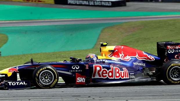Mark Webber no GP do Brasil (Foto: Reuters)