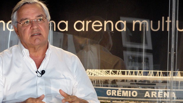 Paulo Odone, presidente do Grêmio (Foto: Eduardo Cecconi/Porto Alegre)