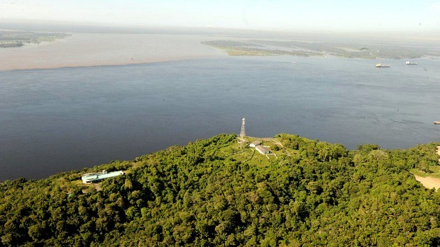 Local onde será construído o Memorial Encontro as Águas, em Manaus (Foto: Roberto Carlos / Agecom)