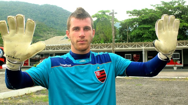 Paulo Victor, goleiro do Flamengo (Foto: Janir Junior / GLOBOESPORTE.COM)