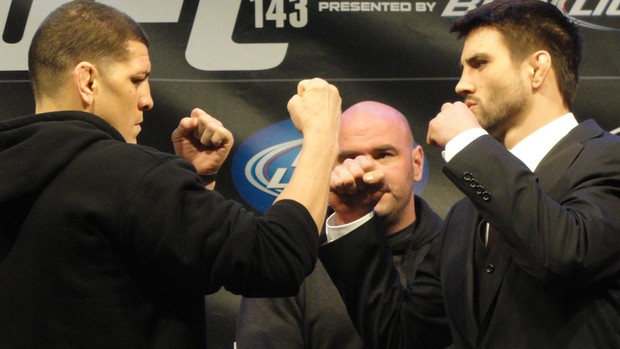 UFC - Nick Diaz x Carlos Condit (Foto: Marcelo Russio/Globoesporte.com)