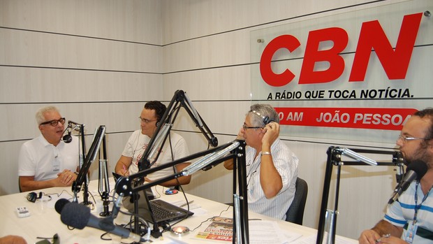 Márcio Braga em entrevista à CBN João Pessoa (Foto: Cadu Vieira)