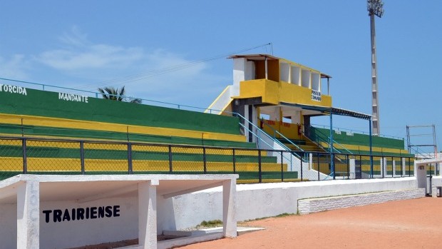 Estádio Barrosão, em Trairi (Foto: Evaldo Santos / Divulgação Trairiense)