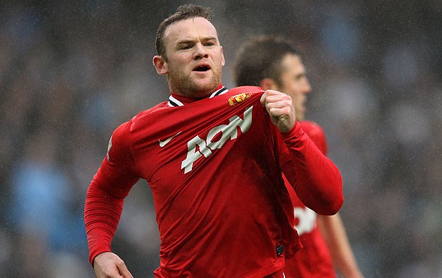 rooney manchester united gol manchester city (Foto: Agência Getty Images)