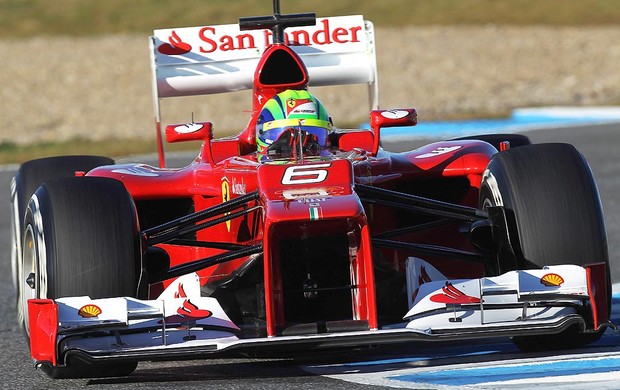 Felipe Massa no segundo dia de testes em Jerez F-1 (Foto: Getty Images)