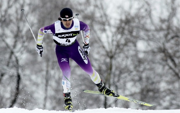 Esqui Akito Watabe no combinado nórdico em  Liberec (Foto: Reuters)