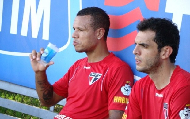Luis Fabiano treino São Paulo (Foto: Divulgação / Site oficial do São Paulo)