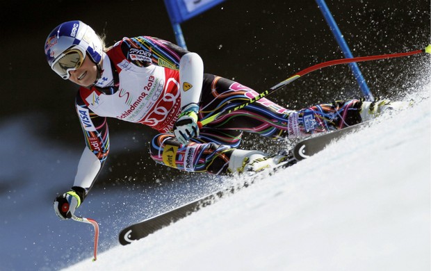 esqui Lindsey Vonn Copa do Mundo de Schladming (Foto: ap)