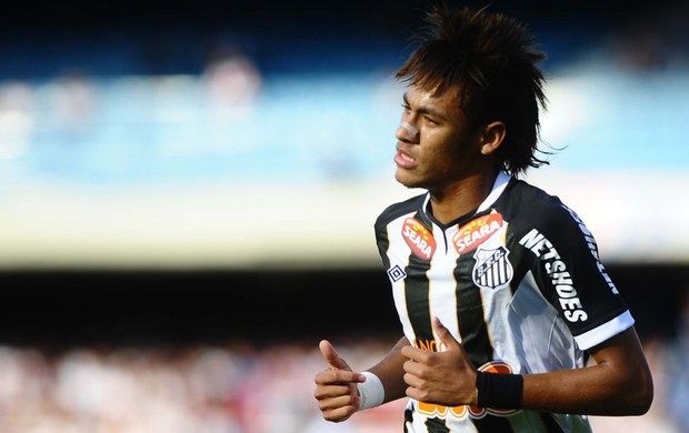 Neymar, do Santos, contra o São Paulo (Foto: Marcos Ribolli / Globoesporte.com)