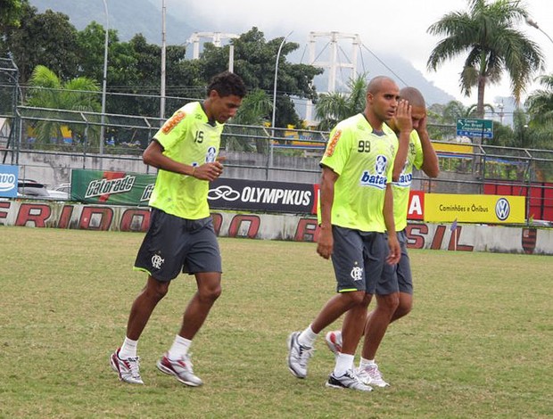 Deivid Kleberson treino Flamengo