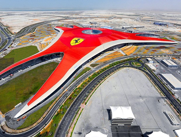 parque da Ferrari em Abu Dhabi