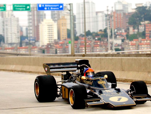 Emerson Fittipaldi pilota a Lotus