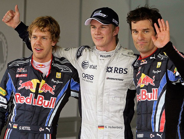Nico Hulkenberg Vettel Webber treino GP do Brasil