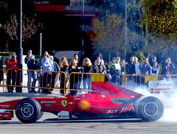 Ferrari Luca Badoer ruas de Valência