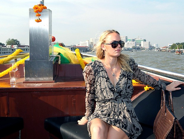 Caroline Wozniacki em passeio pela Tailândia