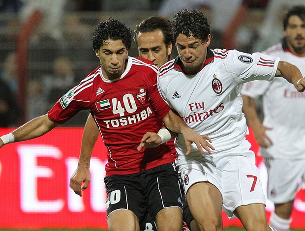 Pato na partida do Milan contra o Al-Ahli