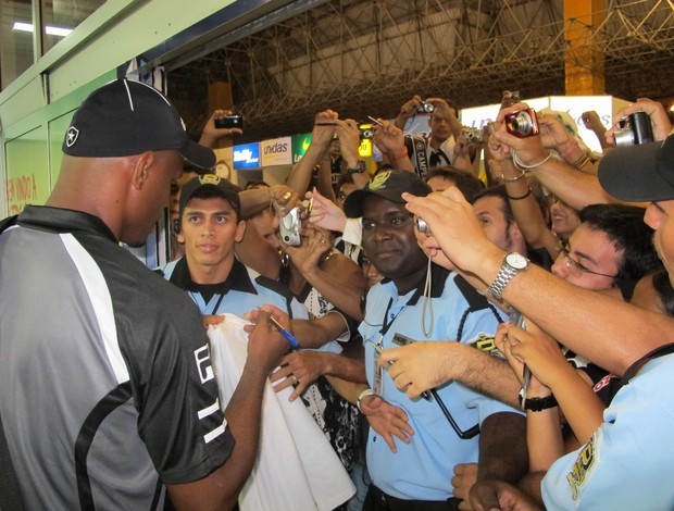 Botafogo em Aracaju (Foto: Gustavo Rotstein / Globoesporte)