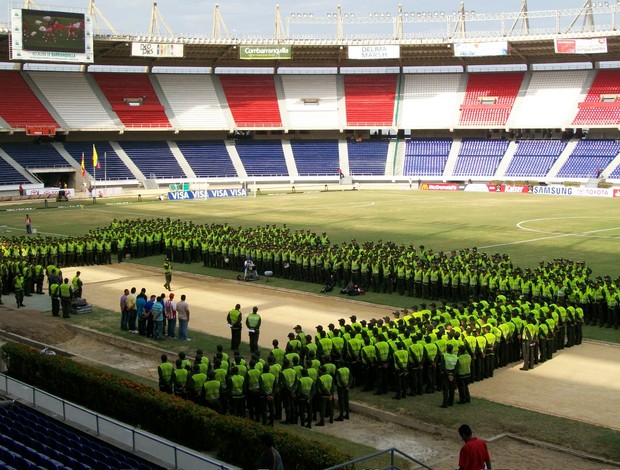 Estádio Metropolitano, do Junior Barranquilla (Foto: Eduardo Cecconi/Globoesporte.com)