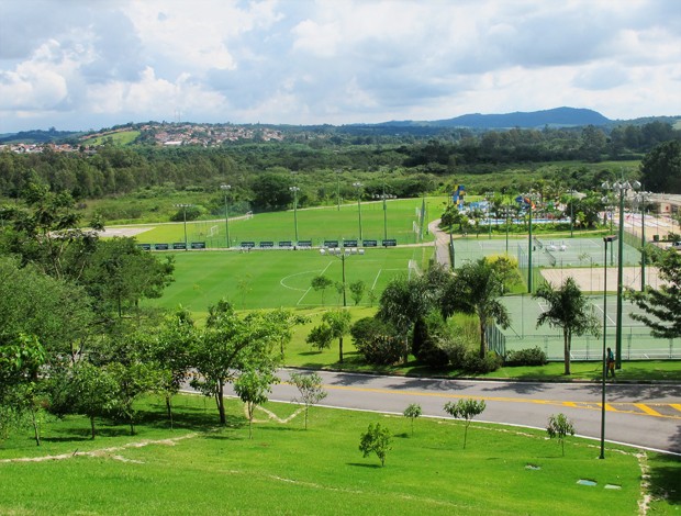 Área com campos flamengo atibaia (Foto: Richard Souza/Globoesporte.com)