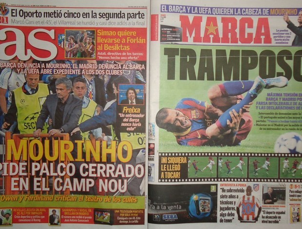 Jornal Marca (Foto: Thiago Dias / Globoesporte)