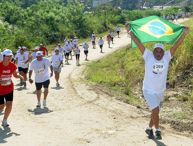 corrida da Paz no morro do Alemão (Foto: André Durão / GLOBOESPORTE.COM)