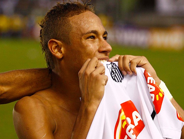 Neymar santos gol campeonato paulista (Foto: Gustavo Tilio / Globoesporte.com)