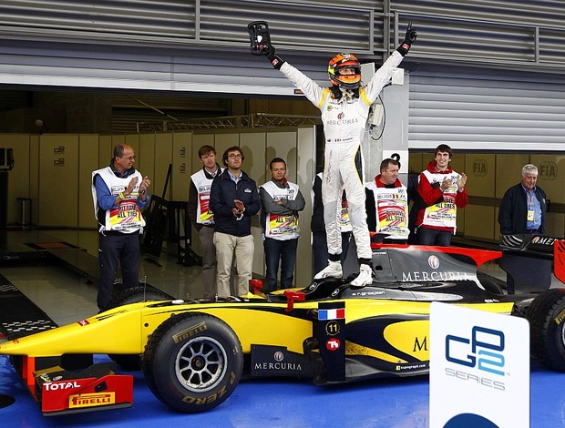 Romain Grosjean campeão GP2 Spa-Francorchamps (Foto: Divulgação)