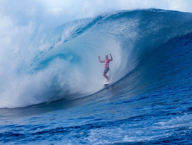 surfe Kelly Slater terceira fase Taiti (Foto: Kirstin Scholtz / ASP)